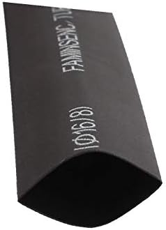 X-mosás ragályos 16 mm-es Dia 2:1 Poliolefin Hő Zsugorodó Cső Cső Szigetelőcső Wrap 5,5 M(Guaina tubolare per tubi termoretraibili