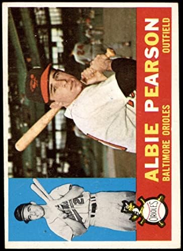 1960 Topps 241 Albie Pearson Baltimore Orioles (Baseball Kártya) EX Orioles
