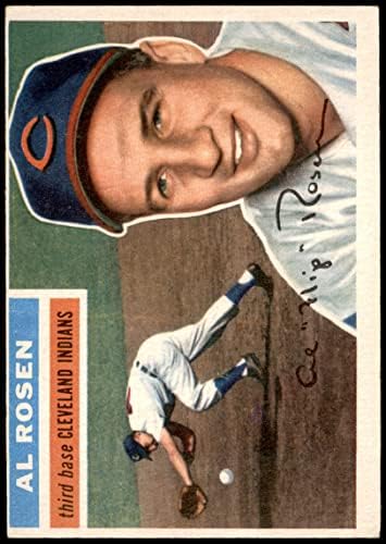 1956 Topps 35 Al Rosen Cleveland indians (Baseball Kártya) EX Indiánok