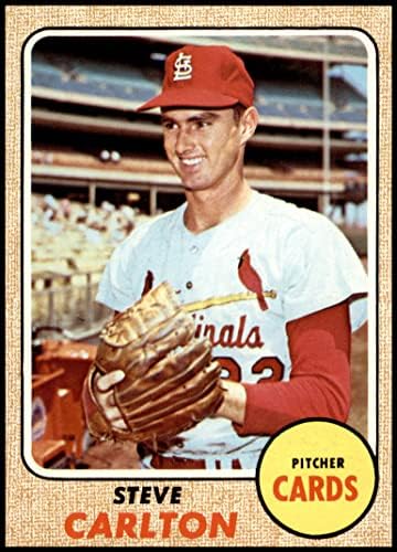 1968 Topps 408 Steve Carlton St. Louis Cardinals (Baseball Kártya) NM Bíborosok