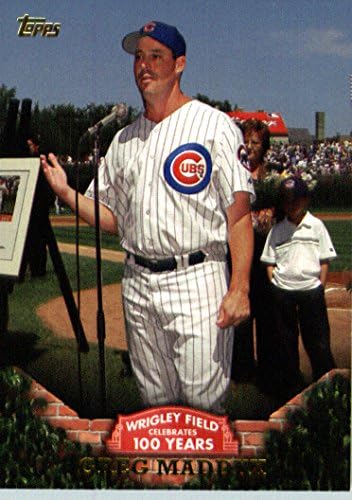 Topps WRIG-3 Greg Maddux Chicago Cubs Baseball Kártya Esetében