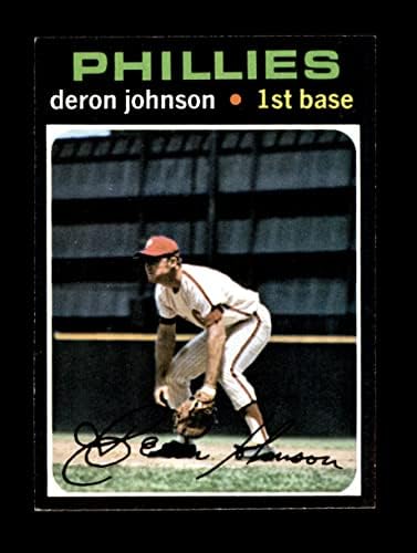 1971 Topps 490 Deron Johnson Philadelphia Phillies (Baseball Kártya) NM Phillies