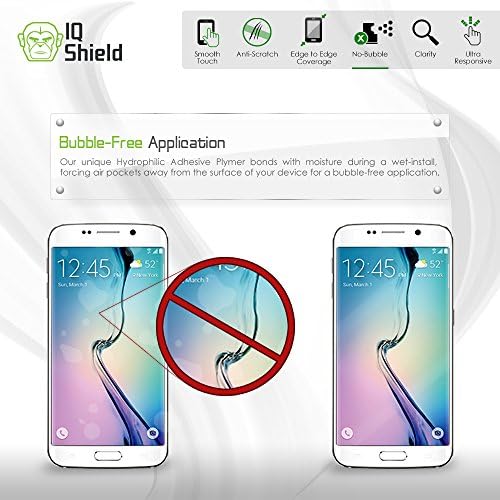 IQShield képernyővédő fólia Kompatibilis a Samsung Galaxy Tab 4 8.0 LiquidSkin Anti-Buborék Tiszta Film