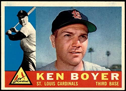 1960 Topps 485 Ken Boyer St. Louis Cardinals (Baseball Kártya) NM Bíborosok