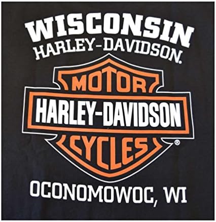 Harley-Davidson Férfi Szomorú Hosszúkás Bar & Pajzs Fekete Póló 30296553