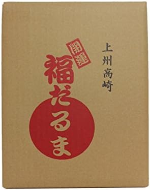 高崎だるま (Megfelelő Unitation/Fizikai Egészség Figura, 21号 70x67x75cm, Narancs