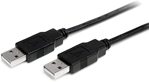 StarTech.com 2m USB 2.0 A-A Kábel M/M - 2m USB 2.0 aa Kábel - USB-egy férfi, hogy egy férfi Kábel (USB2AA2M), Fekete