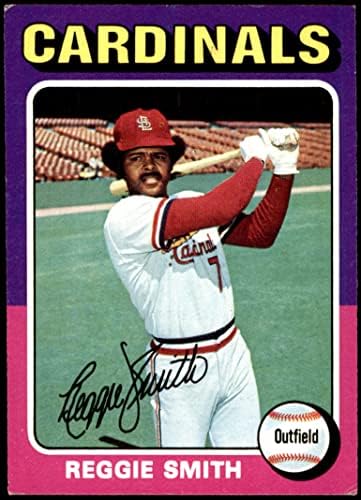1975 Topps 490 Reggie Smith St. Louis Cardinals (Baseball Kártya) EX+ Bíborosok