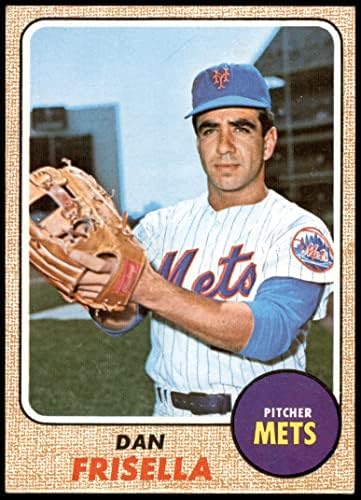 1968 Topps 191 Egy Danny Frisella New York Mets (Baseball Kártya) (Vissza az Arany Színű) EX/MT+ Mets
