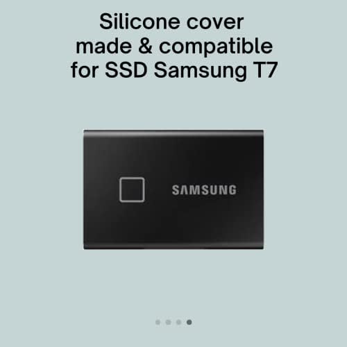 Szilikon Fedő Védő Samsung T7 Hordozható SSD - Rózsaszín