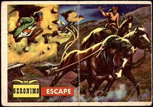1956 Topps 65 Menekülés Geronimo (Kártya) FAIR