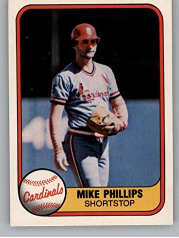 1981 Fleer 538 Mike Phillips St. Louis Cardinals