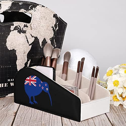 Új-Zéland Zászlaja Kiwi TV Távirányító tartó, 6 Rekeszes Caddy Doboz Asztal Tárolás Szervező Blu-Ray Média Lejátszó Kozmetikumok