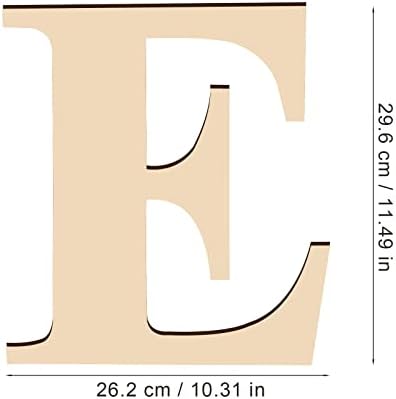 KINBOM 12 hüvelykes, Fa Betűk, 0,5 cm/0.2 cm Vastag Üres Befejezetlen Fa Monogram Ábécé Levelet, Festés, Kézműves, valamint