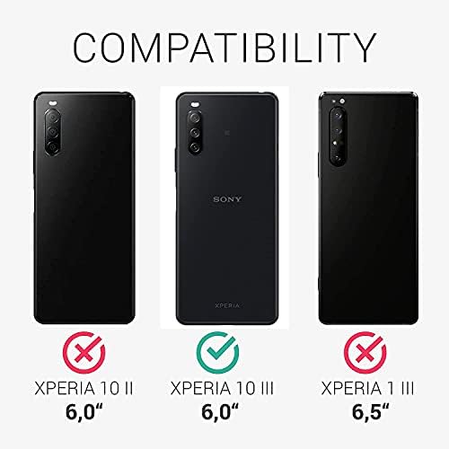 Misd Kompatibilis Sony Xperia 10 III esetben, [karcálló, lengéscsillapító, valamint Anti-Őszi] Vékony, Puha, Kényelmes, TPU