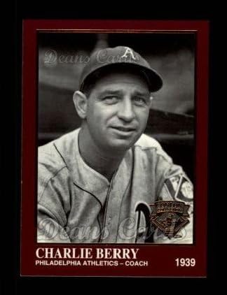 1994 Conlon Bordó 1044 Charlie Berry Philadelphia Atlétika (Baseball Kártya) NM/MT Atlétika