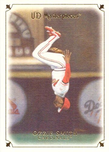 2007-Es Felső Szint Remekművek 19 Ozzie Smith Baseball Kártya - Vissza Flip