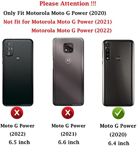 M MAIKEZI Moto G Teljesítmény 2020-ra az esetben, Motorola G Hatalom esetben 2020 HD Képernyő Védő, Puha TPU Slim Divat Csúszásmentes