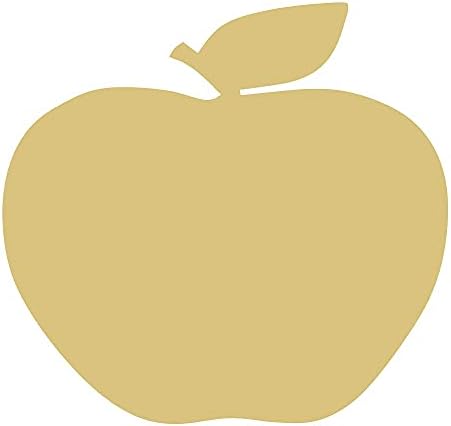 Az Apple Kivágott Befejezetlen Fa, Gyümölcs, Élelmiszer, Nyári Dekoráció Mindennapi Piknik MDF Alakú Vászon Stílusú, 4 (6)